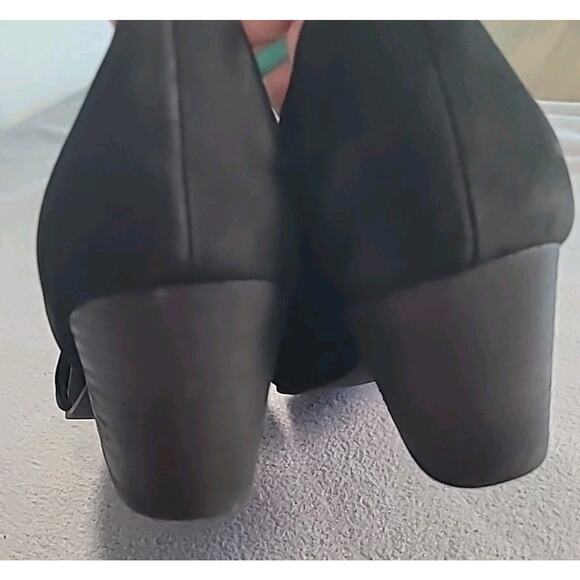 EILEEN FISHER Fig Nubuck Leather D’Orsay Pumps Heels Size 8 Women’s Designer - Picture 4 of 8